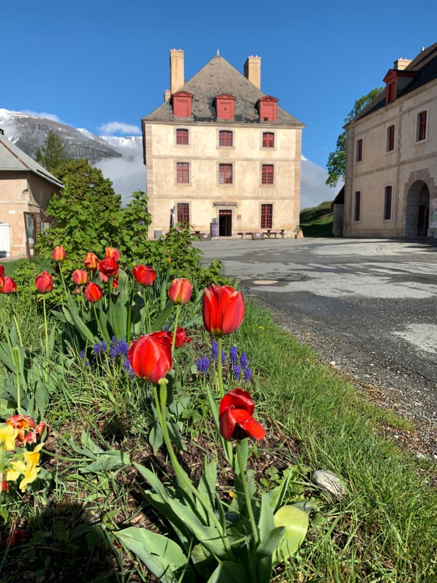 Le Pavillon Des Officiers Aparthotel Mont-Dauphin Buitenkant foto